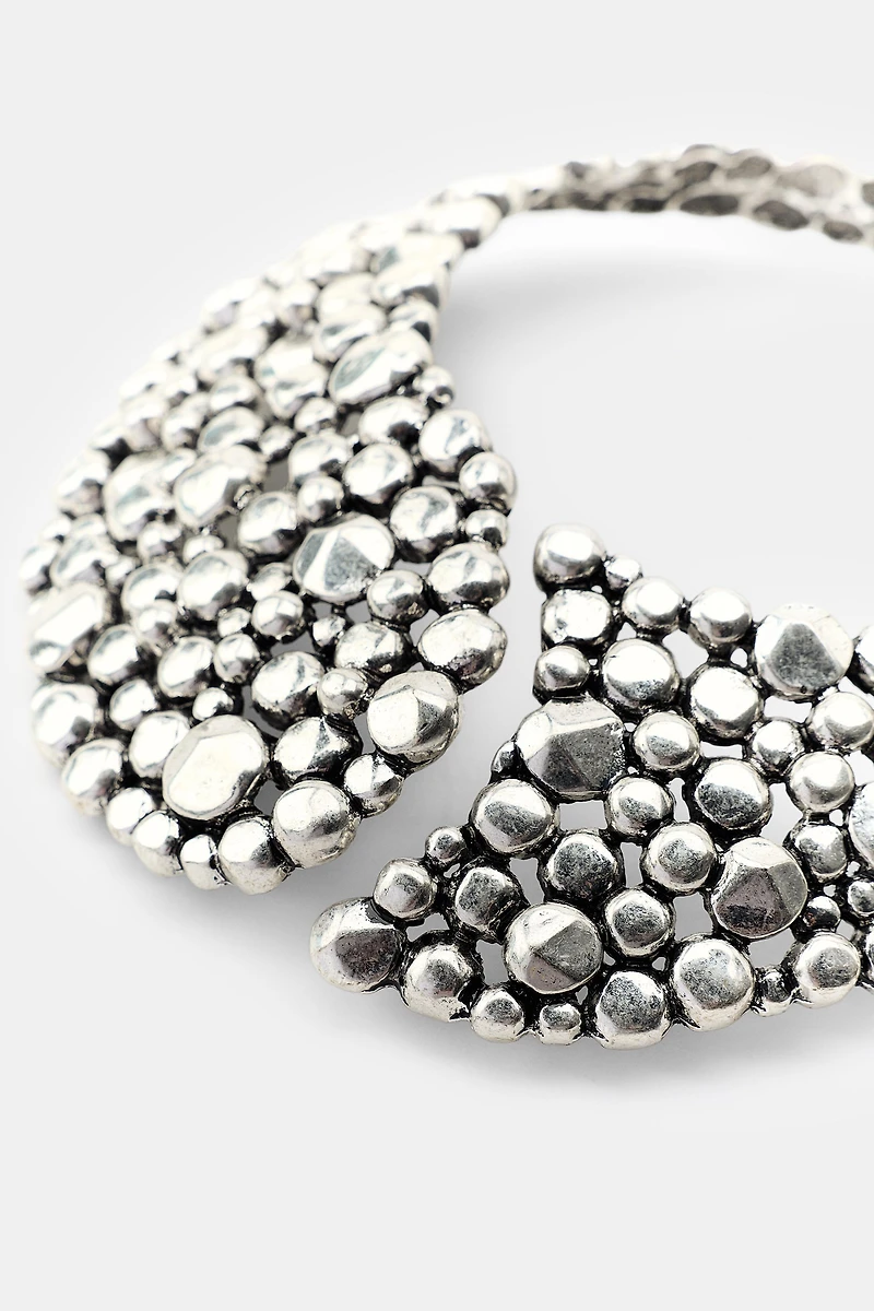 METAL BALL NECKLACE