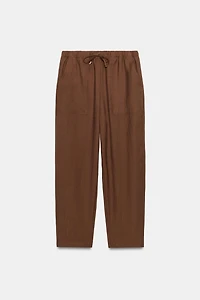 PANTALON À TAILLE ÉLASTIQUE