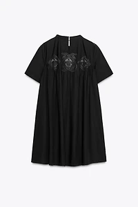 ZW COLLECTION EMBROIDERED SHORT DRESS