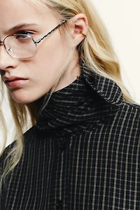 CHEMISE À CARREAUX AVEC FOULARDS EN COTON