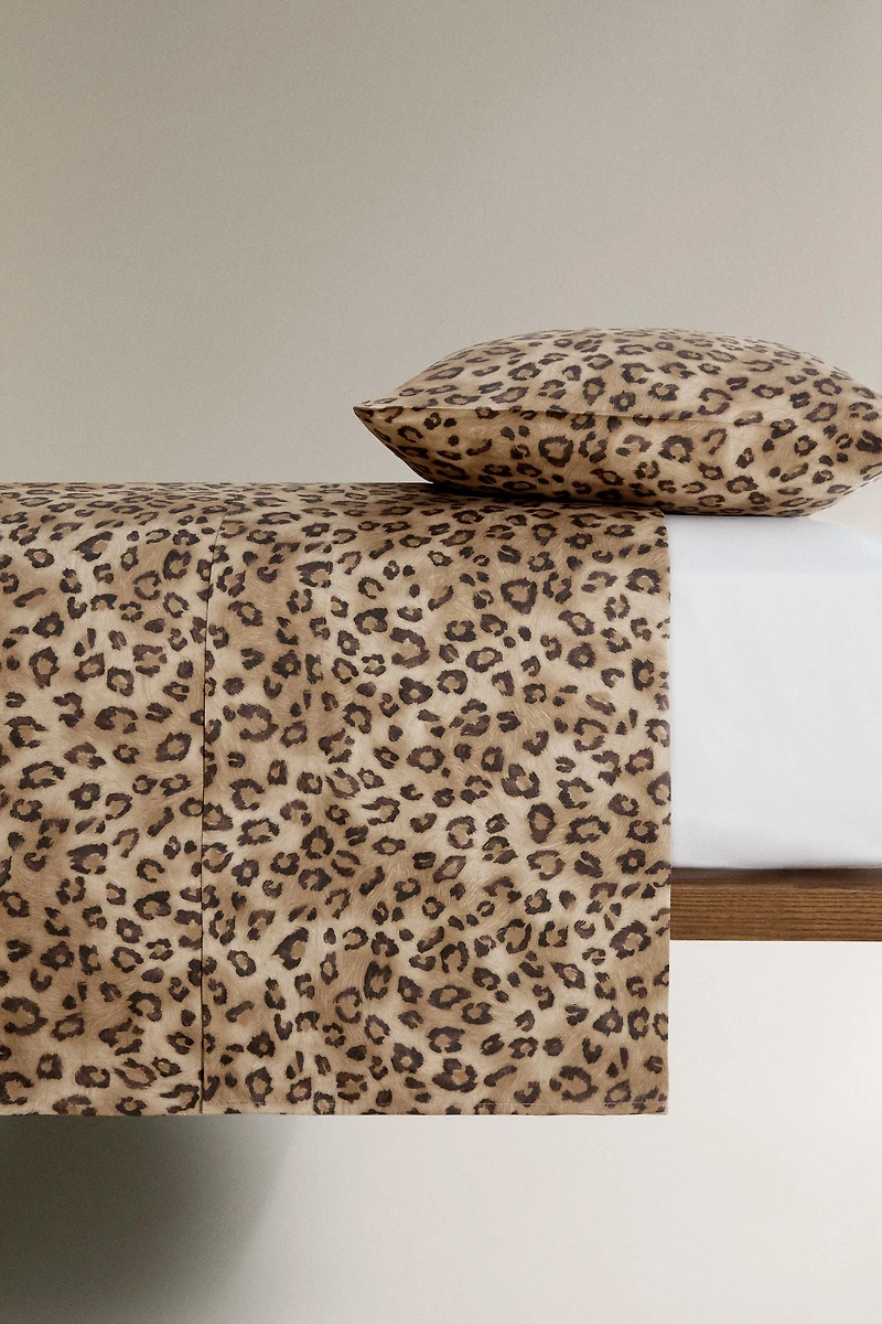 DRAP DE DESSUS SATIN IMPRIMÉ ANIMAL