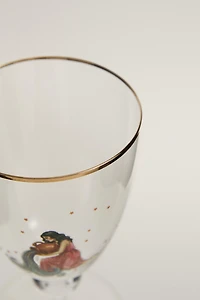 AQUARIUS ZODIAC GLASS | MARISA BERENSON