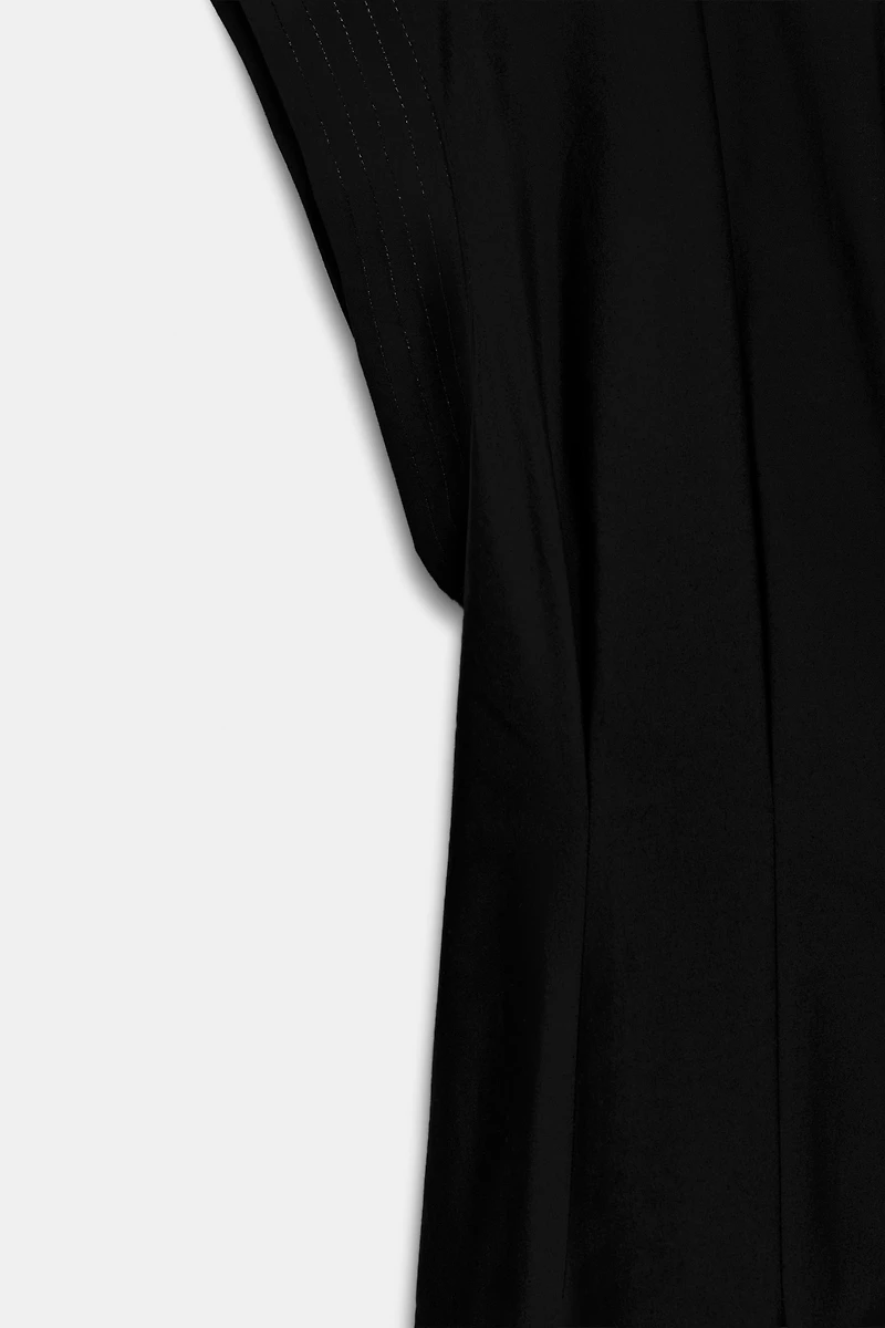 PLEATED POPLIN DRESS ZW COLLECTION