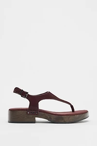 STUDDED LEATHER SANDALS