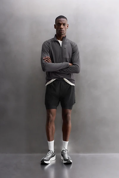 TECHNICAL QUARTER-ZIP T-SHIRT