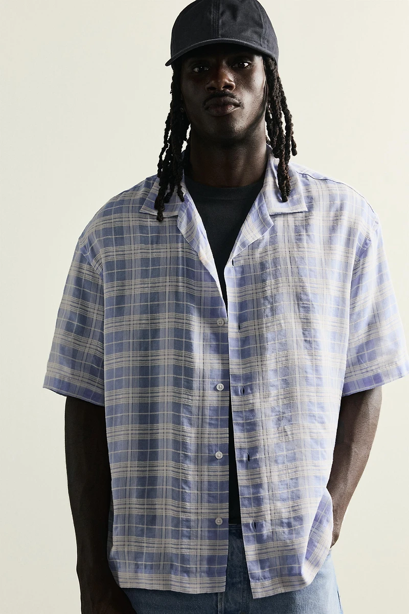 CHECK JACQUARD SHIRT