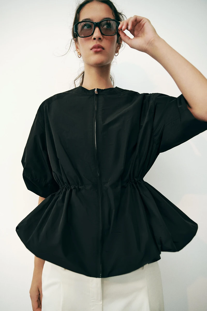 SHORT SLEEVE BALLOON PARKA
