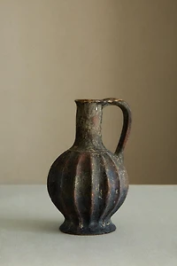 TERRACOTTA PITCHER WITH HANDLE