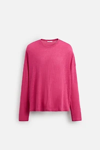 VISCOSE LINEN T-SHIRT