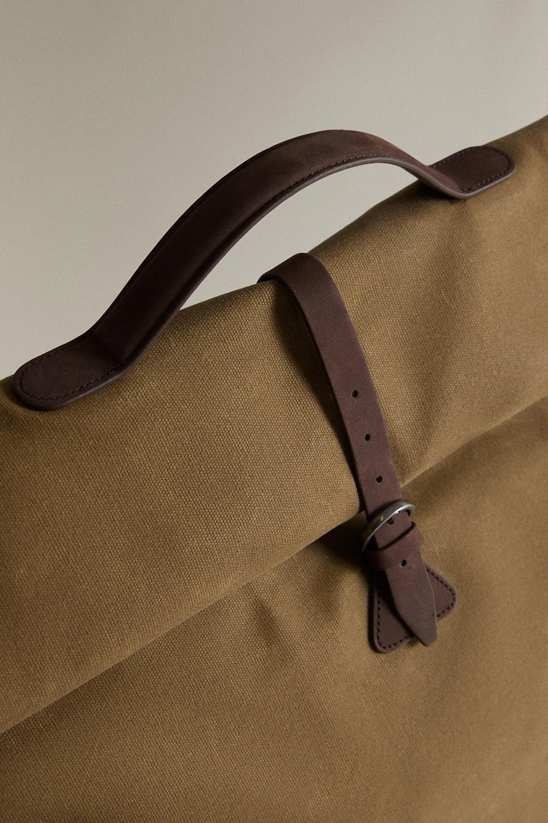 SAC ISOTHERME COTON CUIR