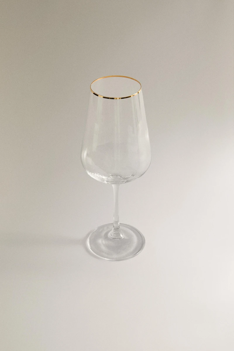 CHRISTMAS GLASS WITH LINES