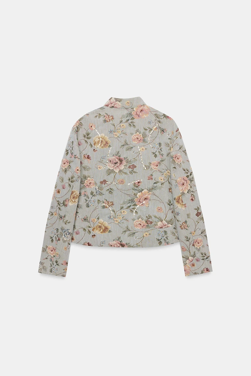 ZW COLLECTION JACQUARD BLAZER