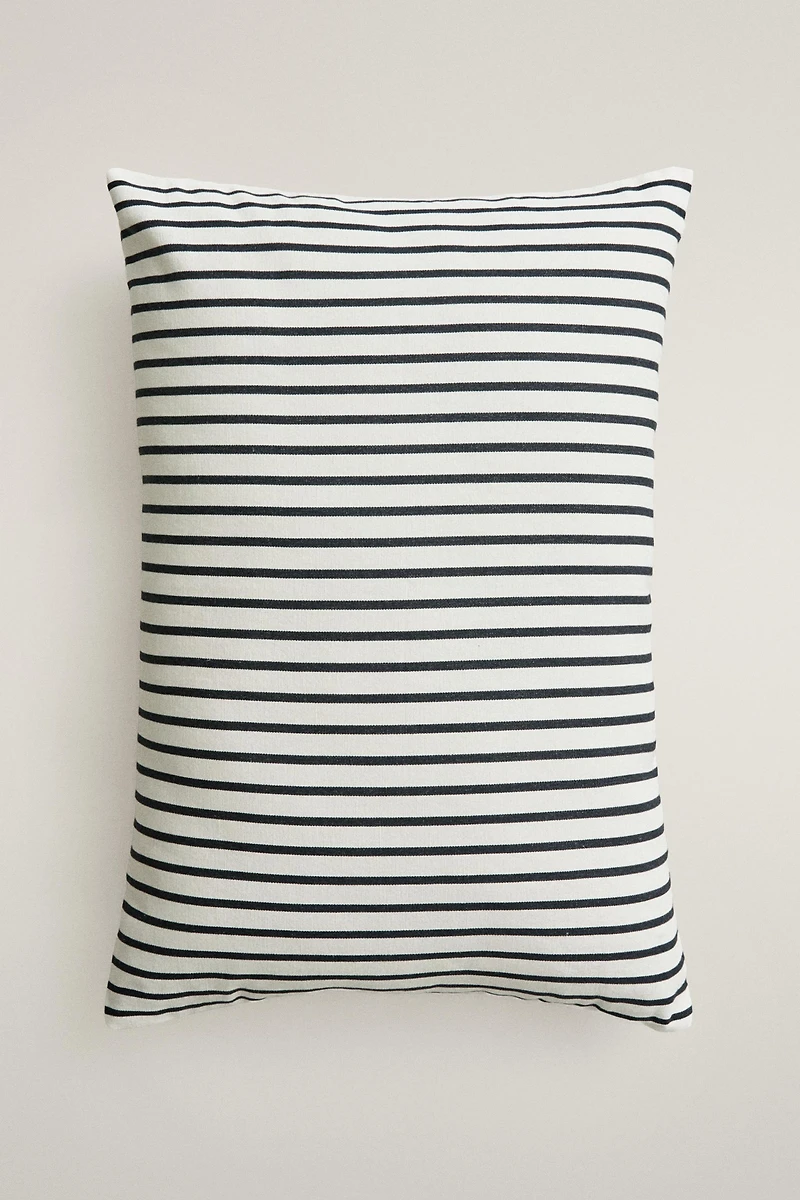 STRIPED THROW PILLOW COVER
