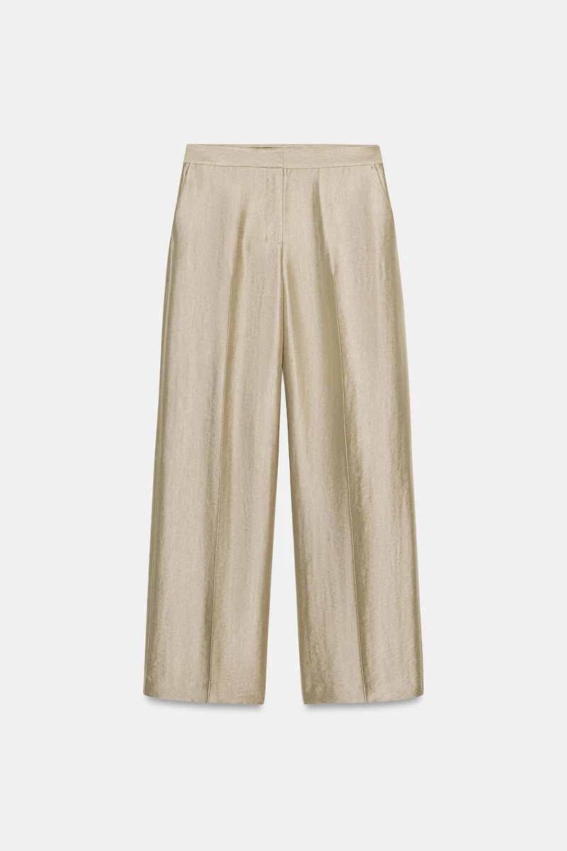 PANTALON DROIT TAILLE HAUTE