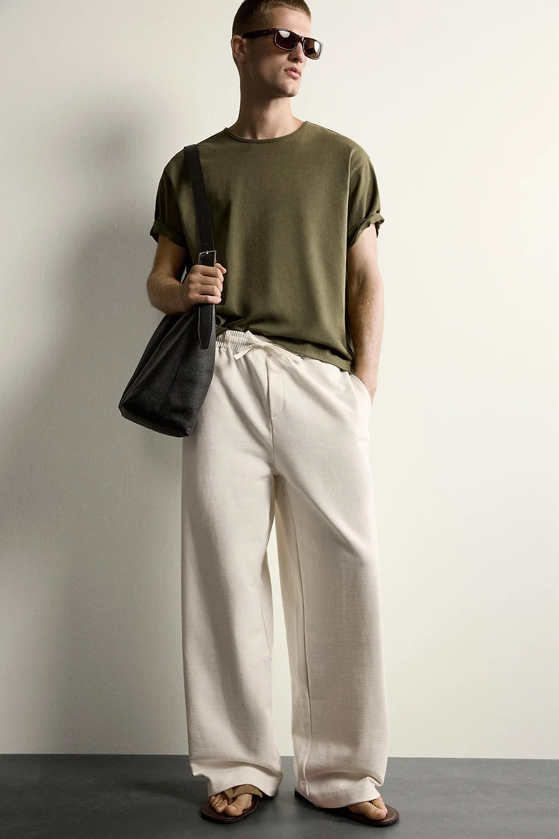 PANTALON DE JOGGING À TAILLE COMBINÉE