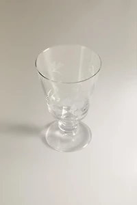 DRAGONFLY PRINT WINE GLASS