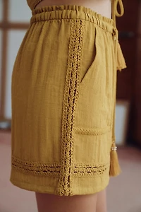 COMBINED LACE SHORTS