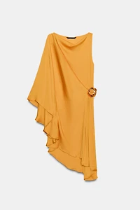ROBE ASYMÉTRIQUE À BOUCLE
