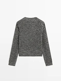 Pull en maille chinée 100 % laine - LIMITED