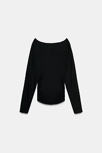 LONG SLEEVE T-SHIRT WITH STUDS