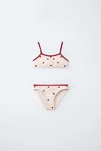 6-14 YEARS/ HEART STRUCTURE BIKINI