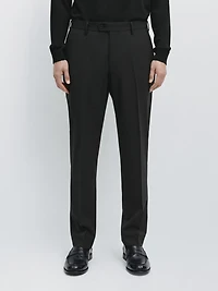 100% wool suit pants