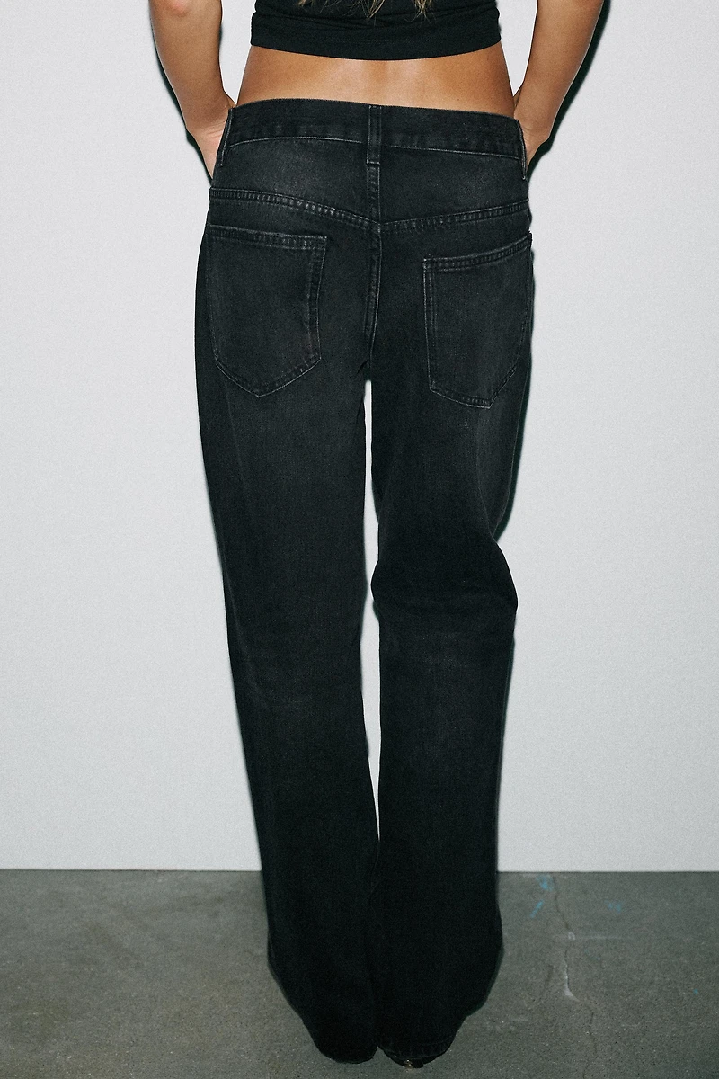 TRF LOW RISE STRAIGHT LEG JEANS