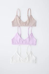 AGES 9-14/ THREE-PACK OF STRUCTURED TOPS