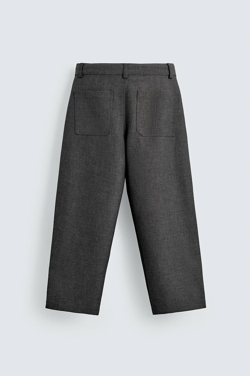 PANTALON BALLOON FIT À PLIS