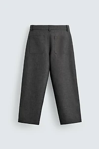 PANTALON BALLOON FIT À PLIS