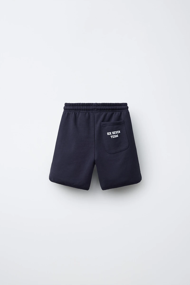 TEAM SIX SEVEN PLUSH SHORTS