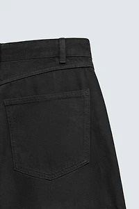 ZIPPERED BALLOON FIT JEANS