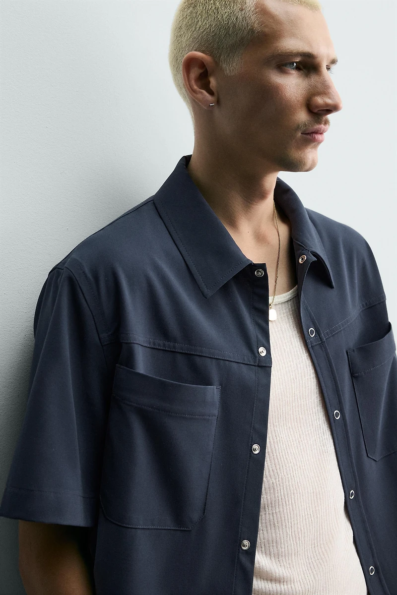 CHEMISE TECHNIQUE RELAXED FIT