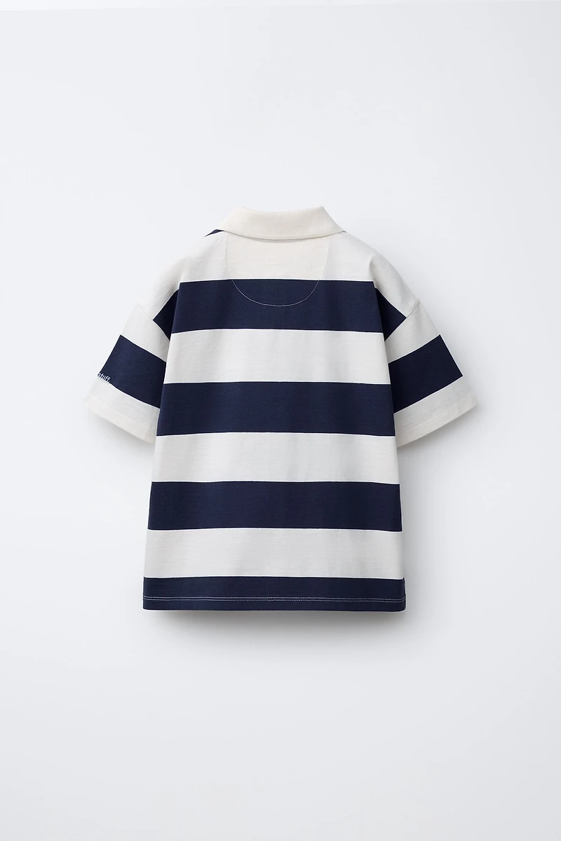 POLO À RAYURES