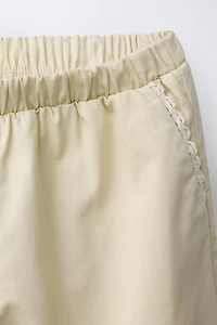 PANTALON DE JOGGING DENTELLE