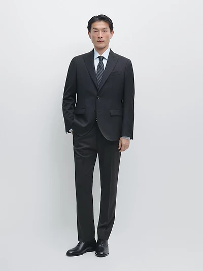 Pantalon de costume en laine froide