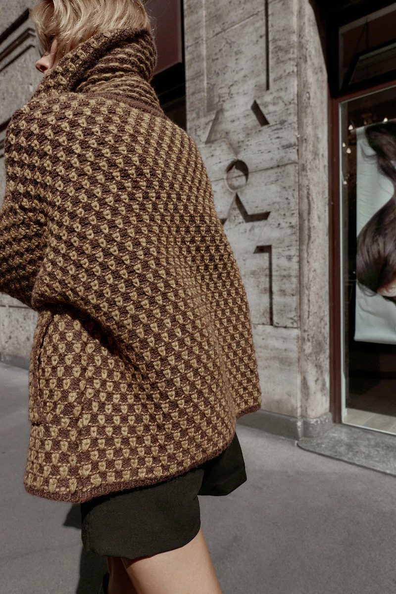 GILET EN MAILLE OVERSIZE