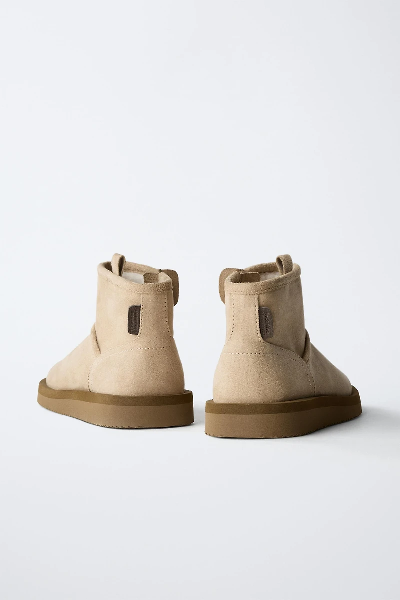 BOTTINES EFFET FOURRURE