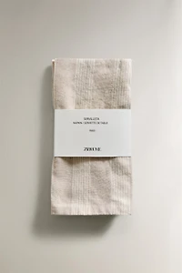 PACK FADED LINEN STRIPED NAPKINS (PACK OF 2)