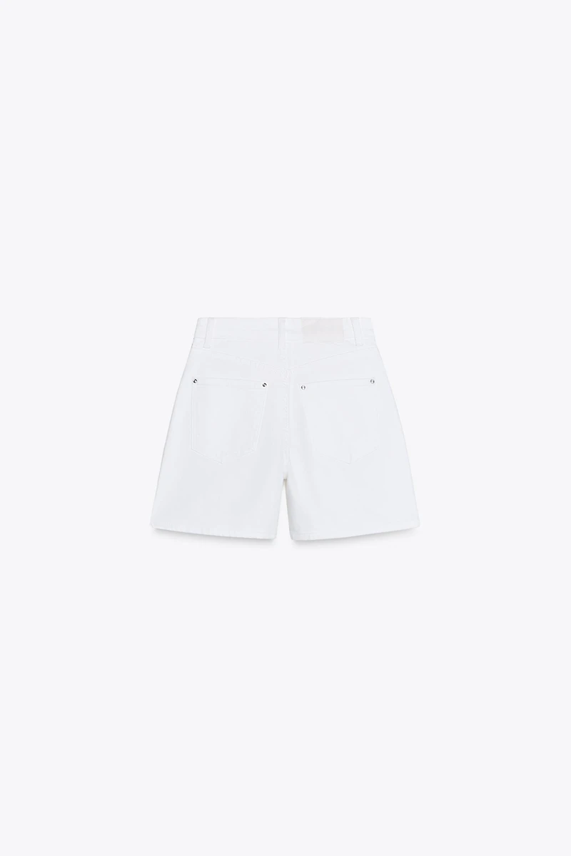 Z1975 HIGH-WAISTED MOM FIT SHORTS