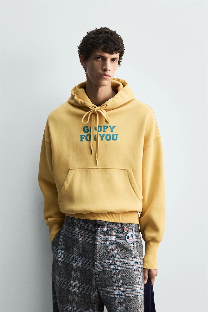SLOGAN HOODIE HARRY LAMBERT FOR ZARA X DISNEY