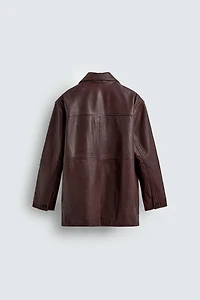 TEXTURED LEATHER JACKET