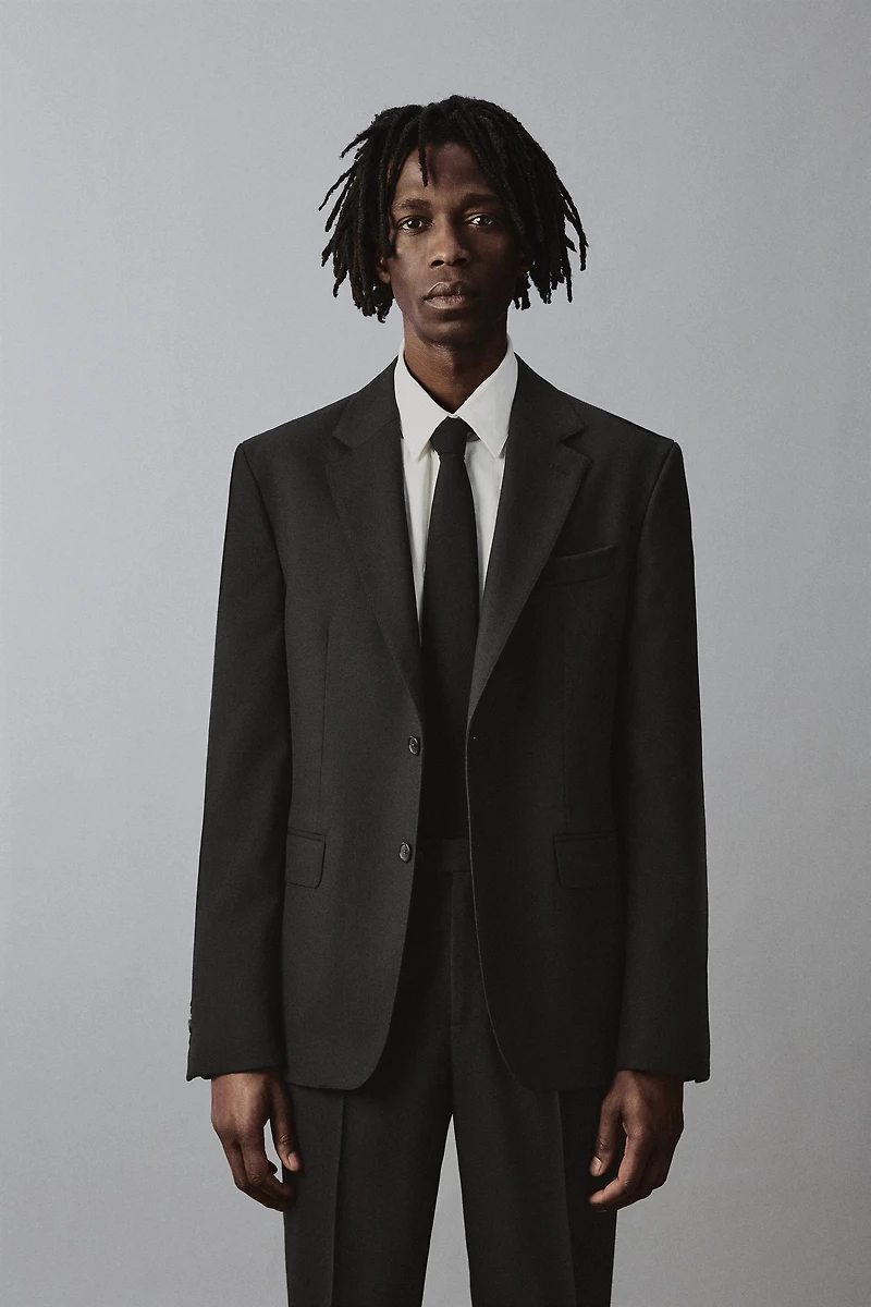 100% WOOL SUIT BLAZER