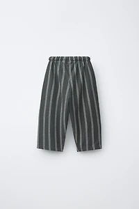 STRIPED RELAXED PANTS
