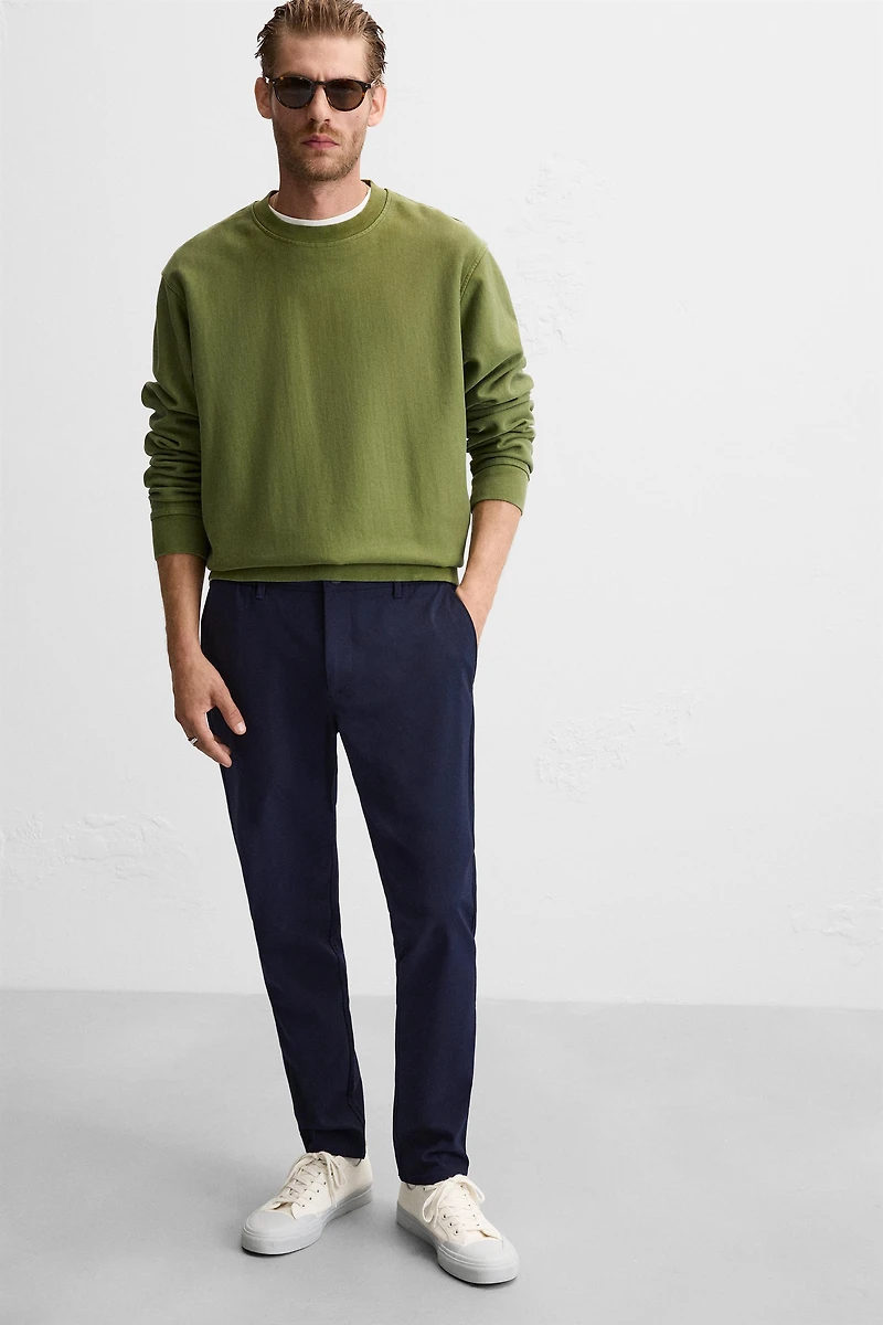 SLIM FIT STRETCH PANTS