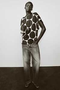 SHEER POLKA DOT TOP