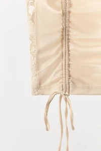 TOP STYLE CORSET COMBINÉ DENTELLE