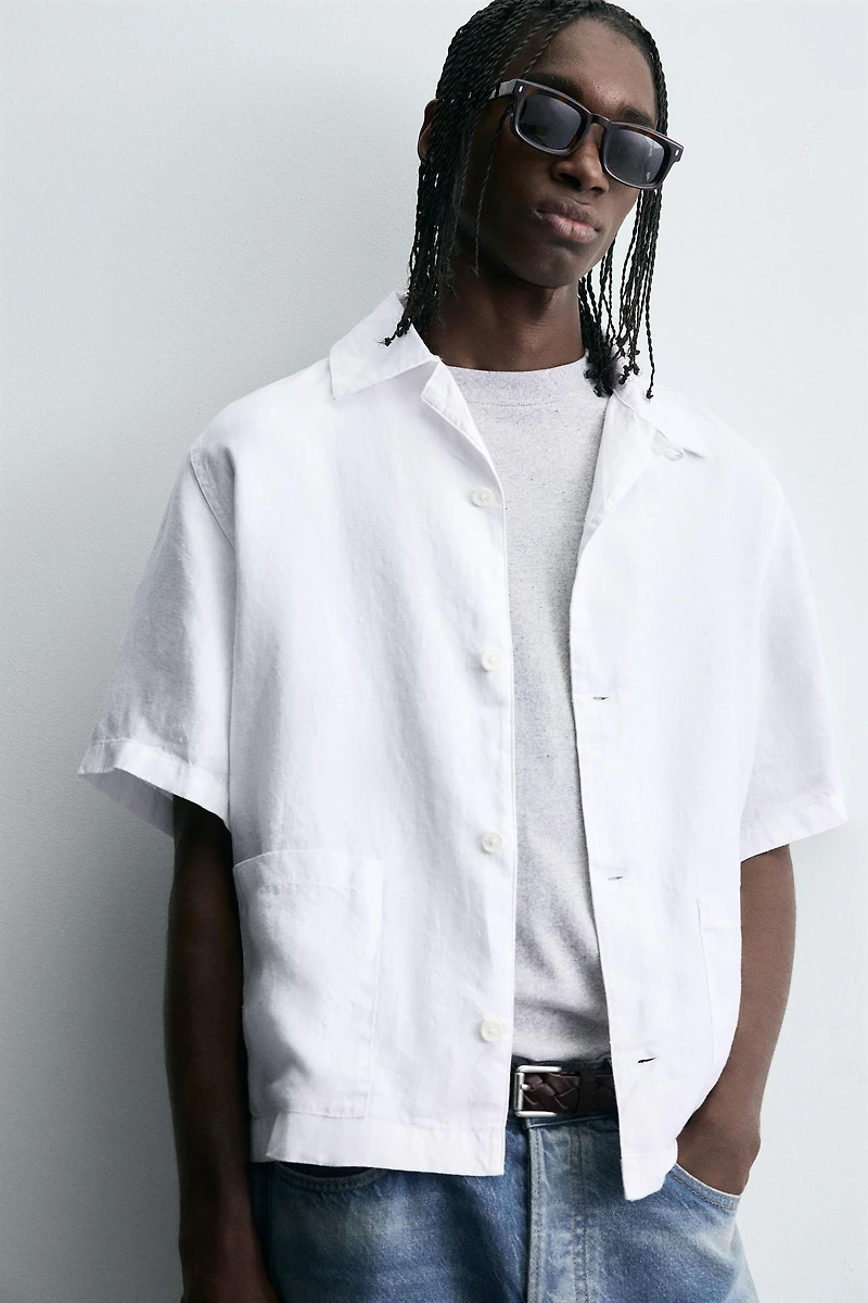 RELAXED FIT 100% HEMP SHIRT