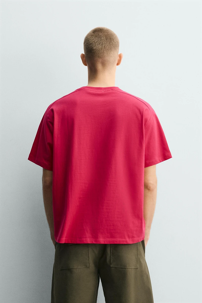 RELAXED FIT SEAM T-SHIRT