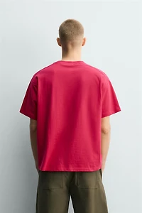 RELAXED FIT SEAM T-SHIRT